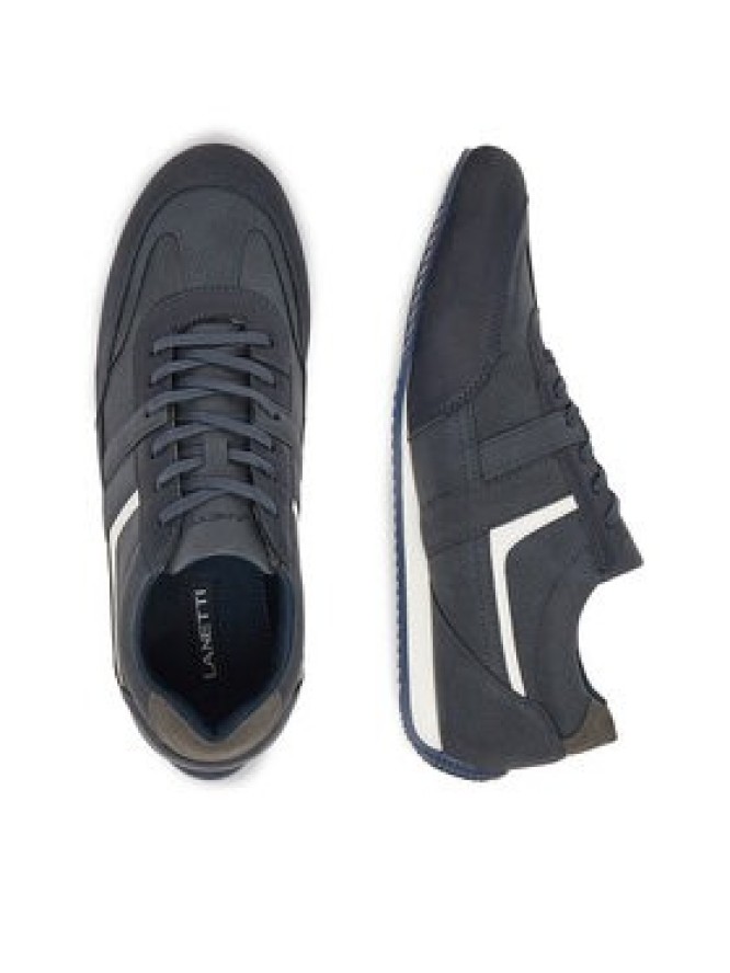 Lanetti Sneakersy EMERALD-30 MBS Granatowy