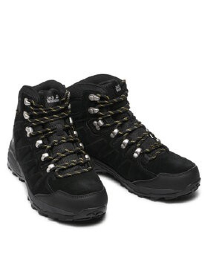 Jack Wolfskin Trekkingi Refugio Texapore Mid M 4049841 Czarny