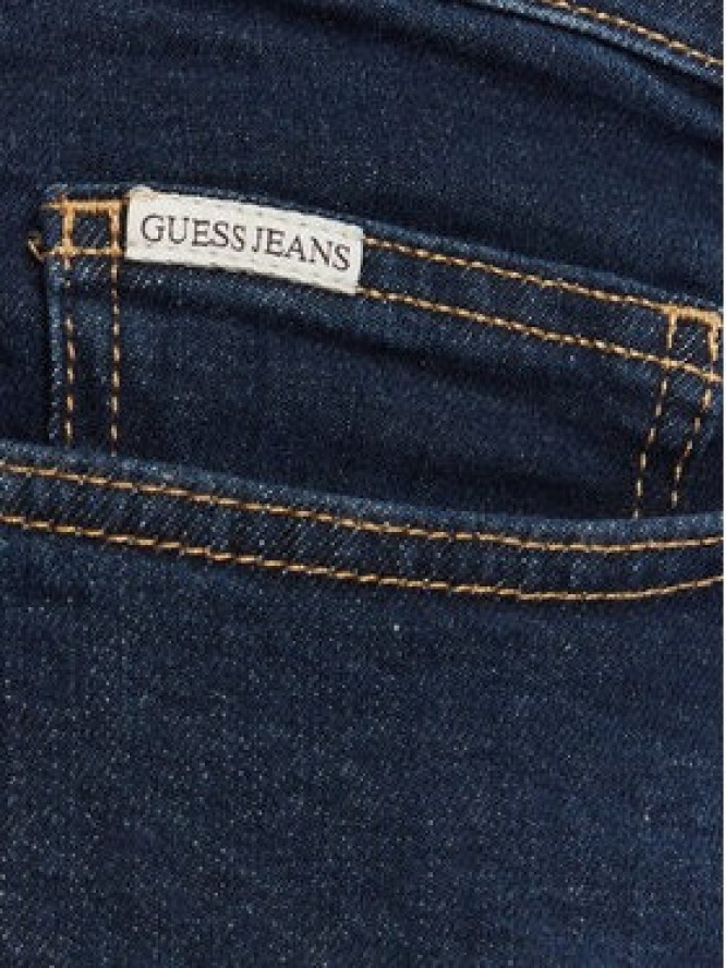 Guess Jeans Jeansy M4YA1C D5DM3 Granatowy Slim Fit