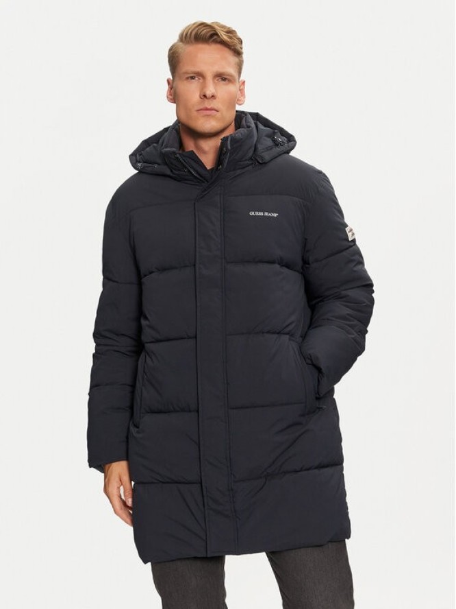 Guess Jeans Kurtka zimowa M4BL26 WGII2 Granatowy Regular Fit