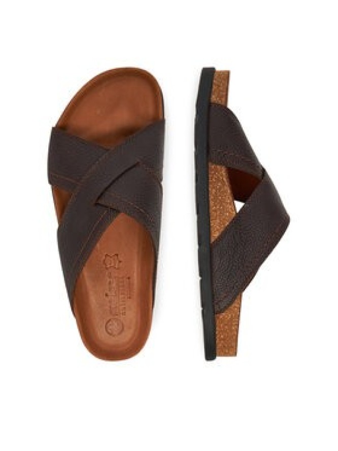 Rieker Klapki 21192-25 Brązowy