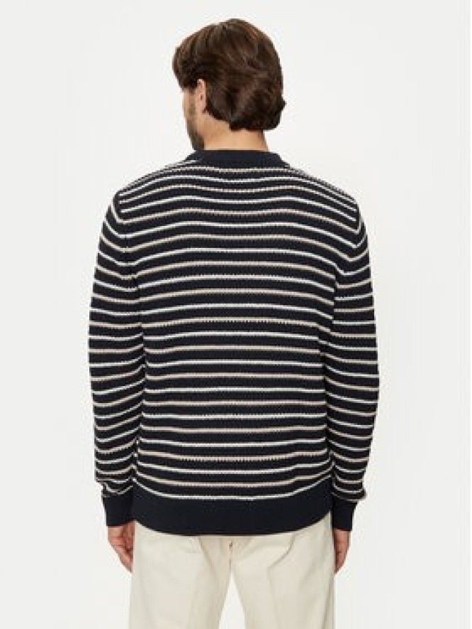 Jack & Jones Sweter Bronx 12264080 Granatowy Regular Fit