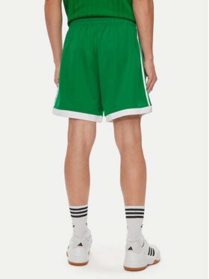 adidas Szorty sportowe Mock Eyelet IZ2448 Zielony Regular Fit