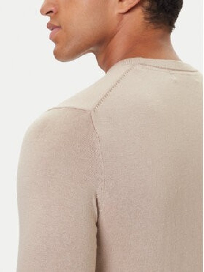 Guess Sweter M5YR26 Z0122 Beżowy Slim Fit