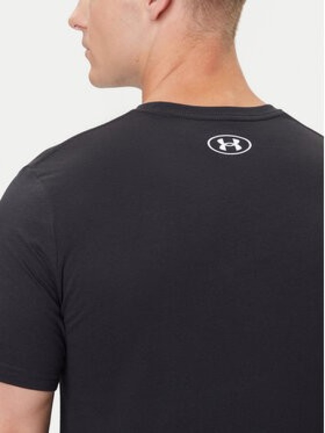 Under Armour T-Shirt Ua Gl Foundation Update Ss 1382915-001 Czarny Loose Fit
