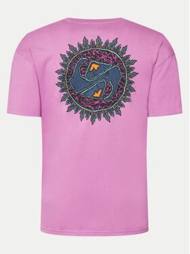 Quiksilver T-Shirt Spin Cycle EQYZT07653 Różowy Regular Fit