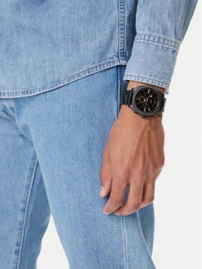 Fossil Zegarek Machine Chronograph FS6097 Czarny