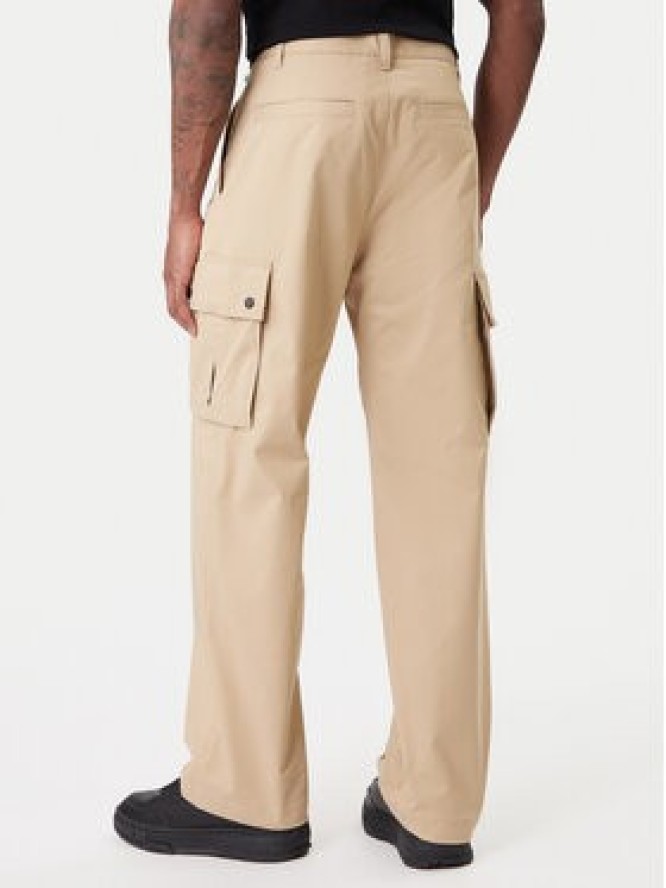 HUGO Spodnie materiałowe Craysen 50553180 Beżowy Straight Fit