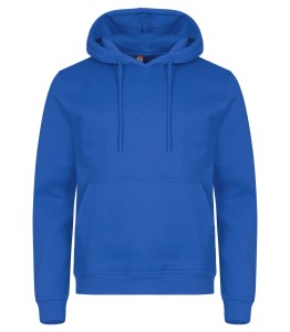 clique Bluza z kapturem Miami z bawełny i poliestru z recyklingu – Royal Blue