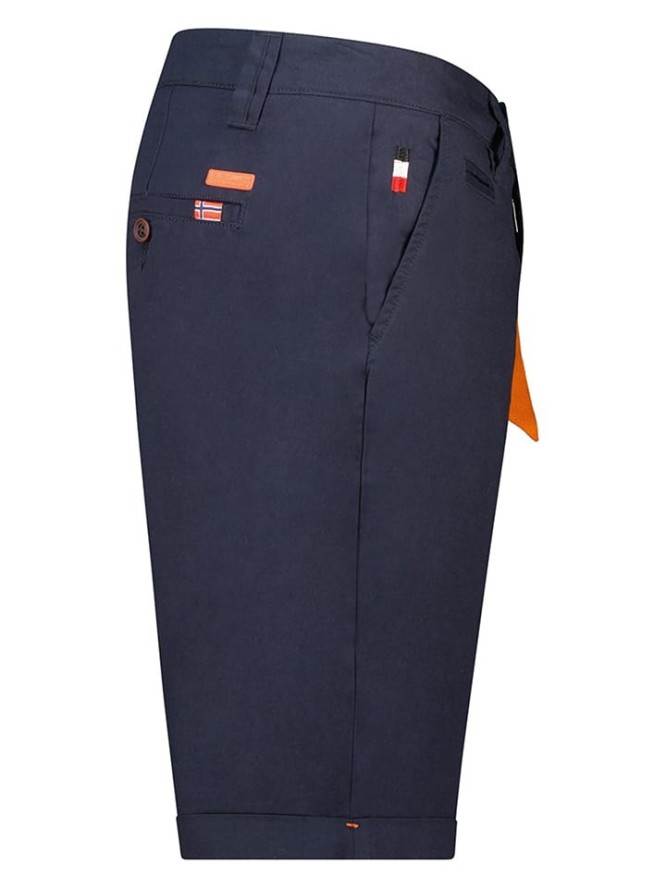 Geographical Norway Bermudy "Panilo" w kolorze granatowym rozmiar: XXL