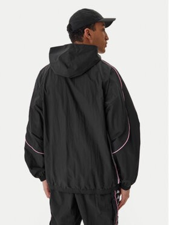 Kappa Wiatrówka Banda Silas 37222WW Czarny Comfort Fit