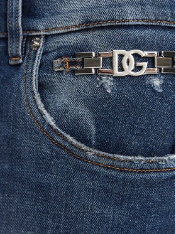 Dolce&Gabbana Jeansy GY07CD G8LN7 Granatowy Slim Fit
