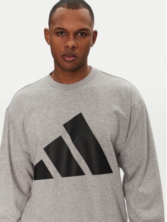 adidas Bluza Essentials Big Logo JE8952 Szary Regular Fit