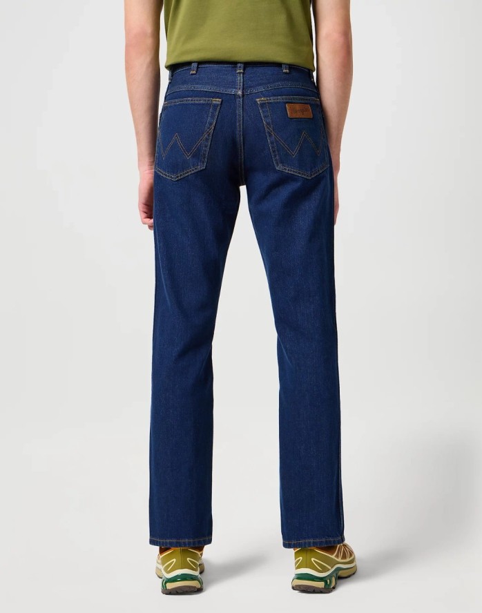 SPODNIE MĘSKIE WRANGLER TEXAS DARKSTONE W12105009 112126032