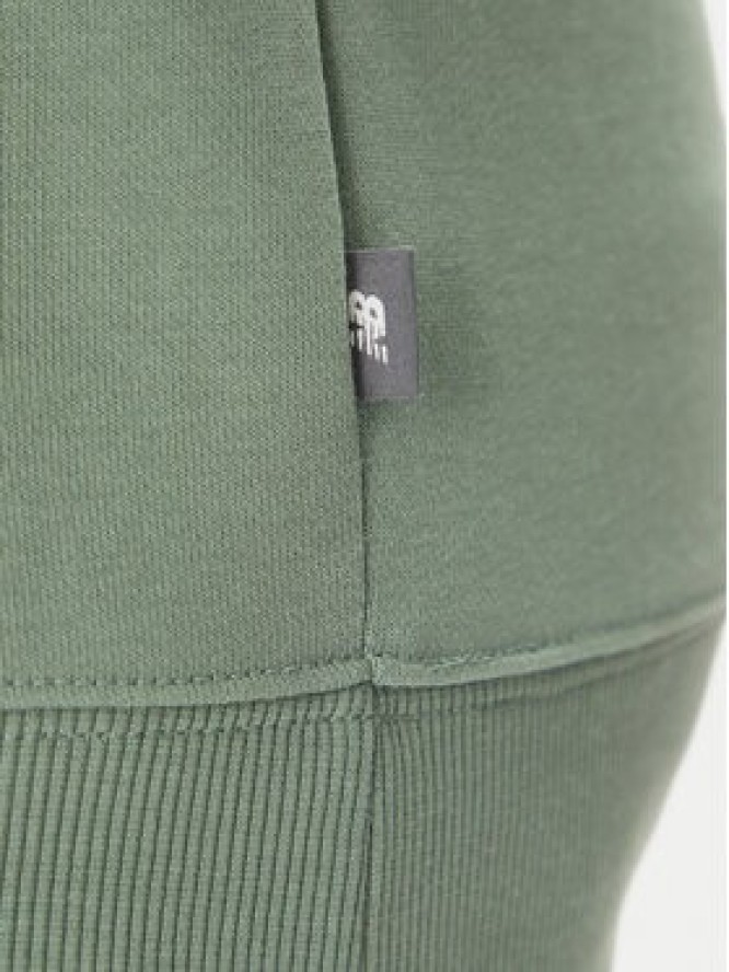 New Balance Bluza MT51929DKJ Zielony Relaxed Fit
