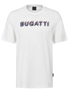 Bugatti T-Shirt 8350-75045C Biały Regular Fit