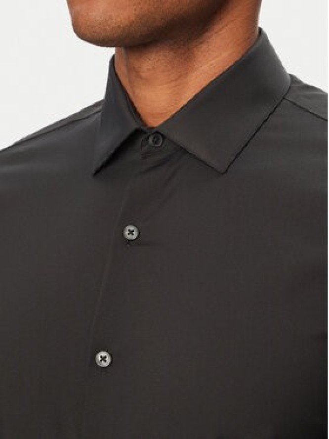 Calvin Klein Koszula LV019EU092 Czarny Slim Fit
