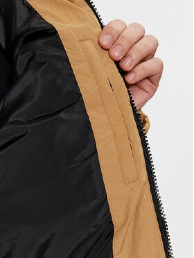 Calvin Klein Kurtka zimowa Crinkle K10K110336 Khaki Regular Fit