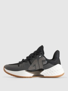 4F Niskie buty do sportów halowych Destroyer męskie - czarno-białe 44