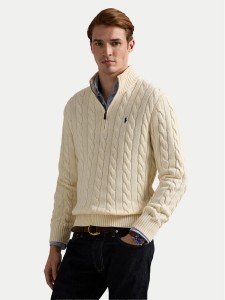 Polo Ralph Lauren Sweter 710810841015 Beżowy Regular Fit