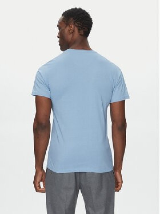 Barbour T-Shirt Essential Sports MTS0331BL33 Niebieski Tailored Fit