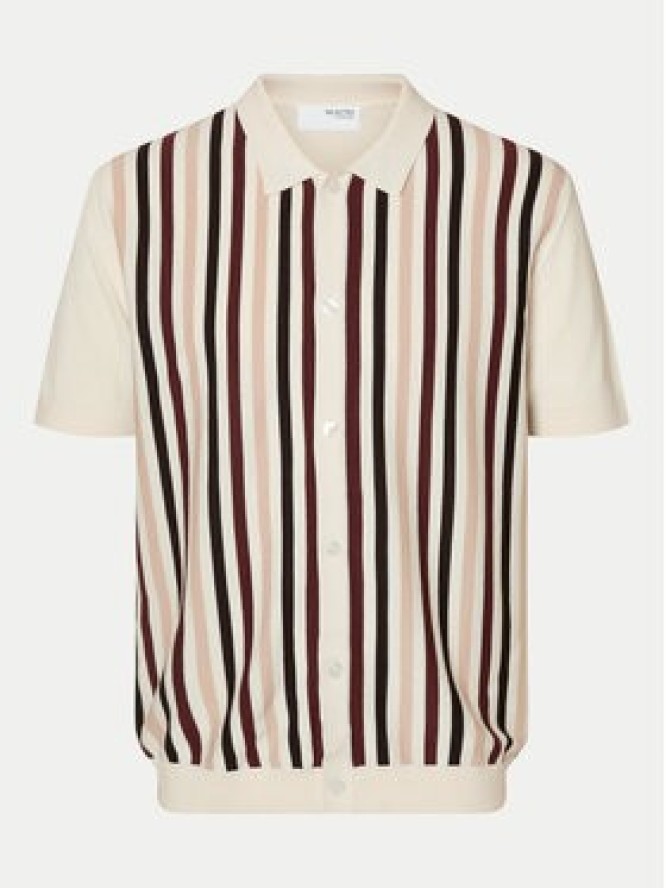 Selected Homme Sweter 16096371 Beżowy Regular Fit