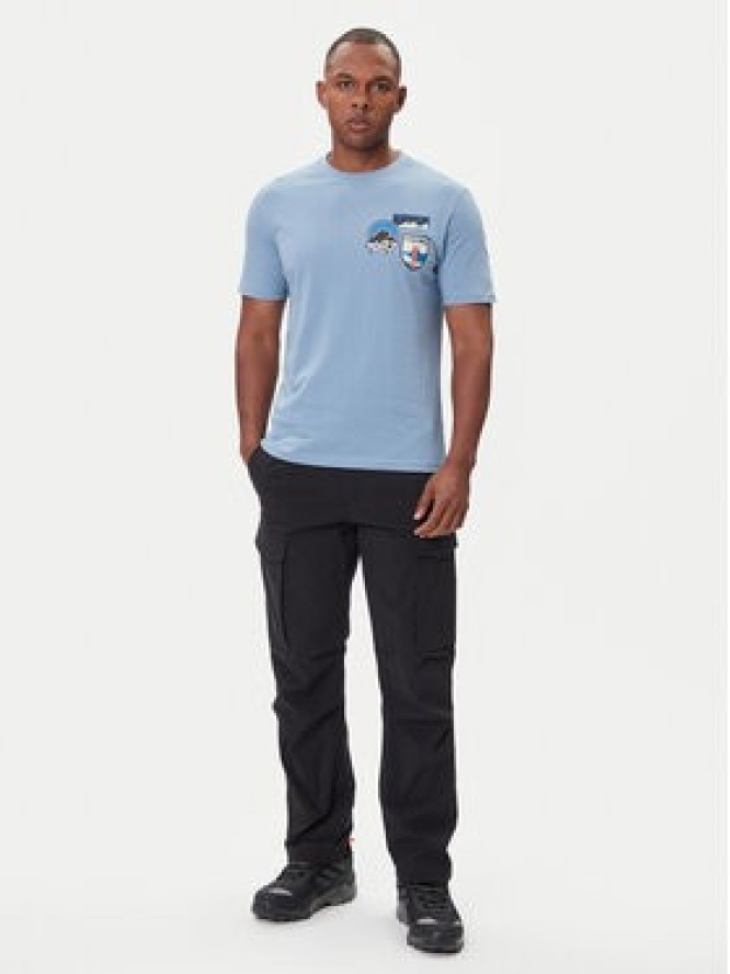 Napapijri T-Shirt S-Montepiana NP0A88SV Niebieski Regular Fit