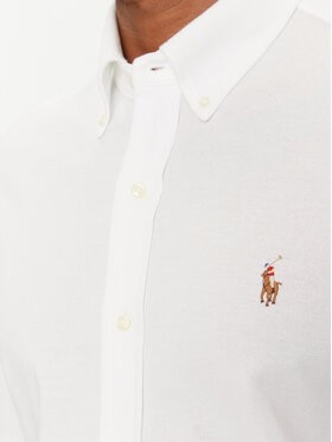 Polo Ralph Lauren Koszula 710932545002 Biały Custom Fit