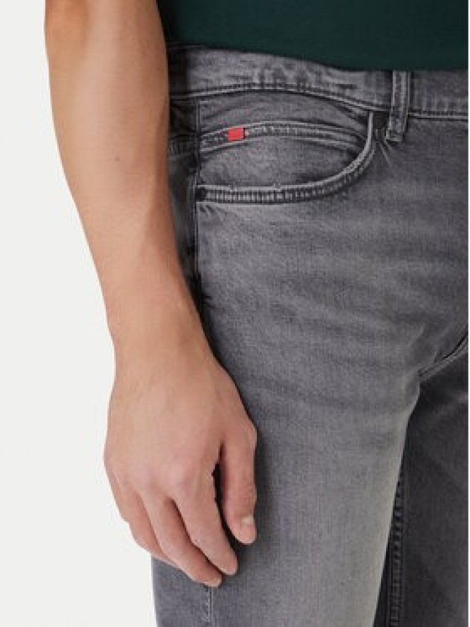 HUGO Jeansy 50556103 Szary Slim Fit