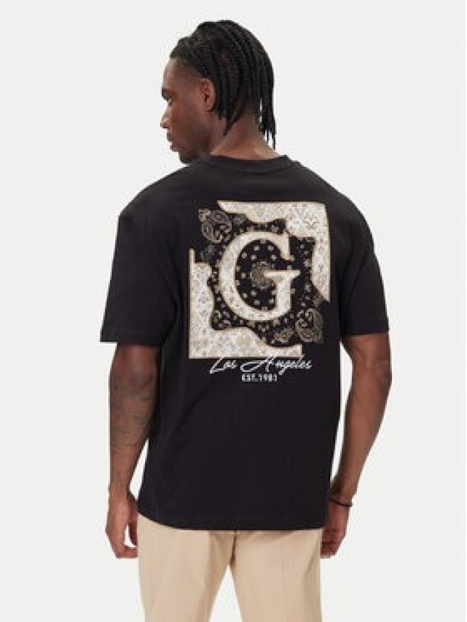 Guess T-Shirt M5BI16 I3Z14 Czarny Relaxed Fit