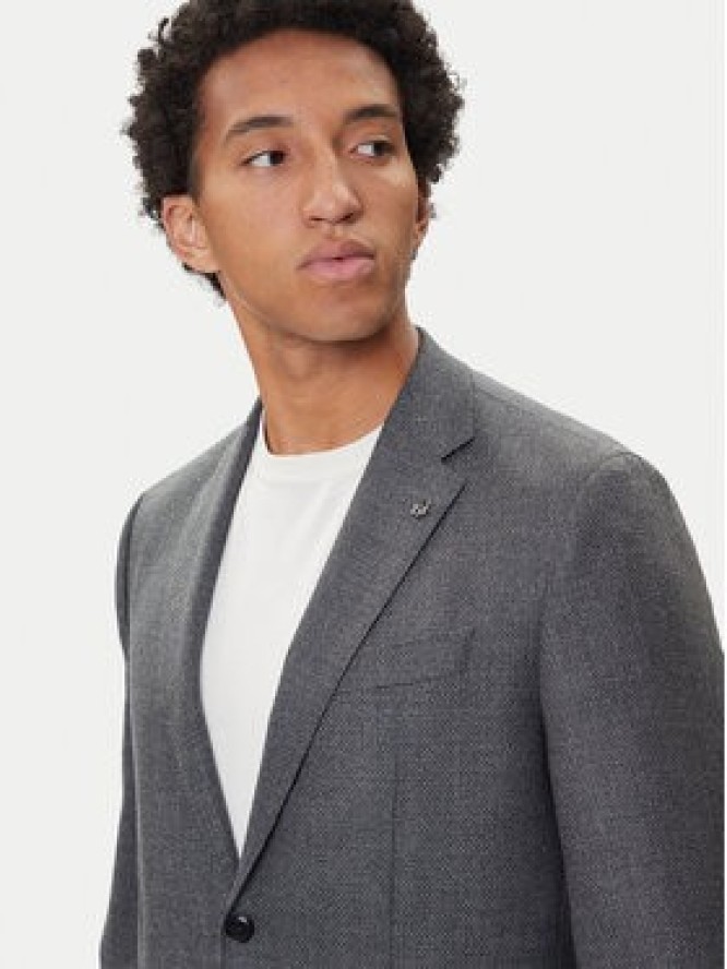 BOSS Marynarka BOSS-50551560 Szary Regular Fit