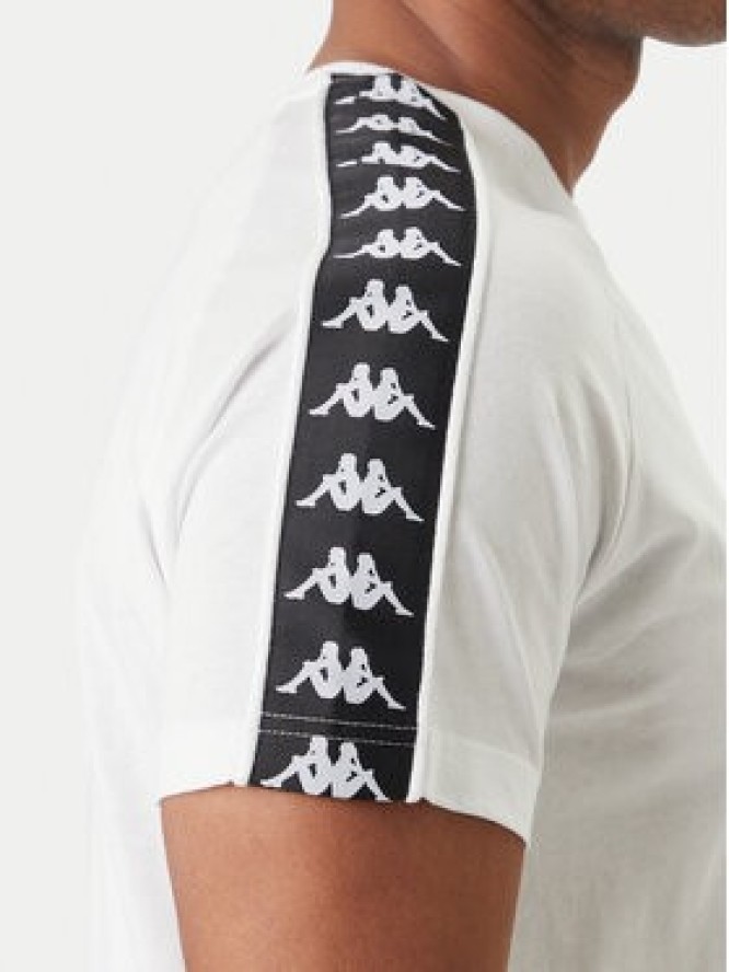 Kappa T-Shirt 303UV10 Biały Slim Fit