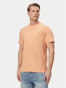 Guess T-Shirt M6GI15 K3008 Pomarańczowy Regular Fit