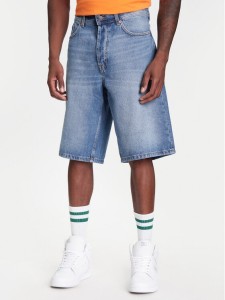 United Colors Of Benetton Szorty jeansowe 4AW7U9018 Niebieski Relaxed Fit