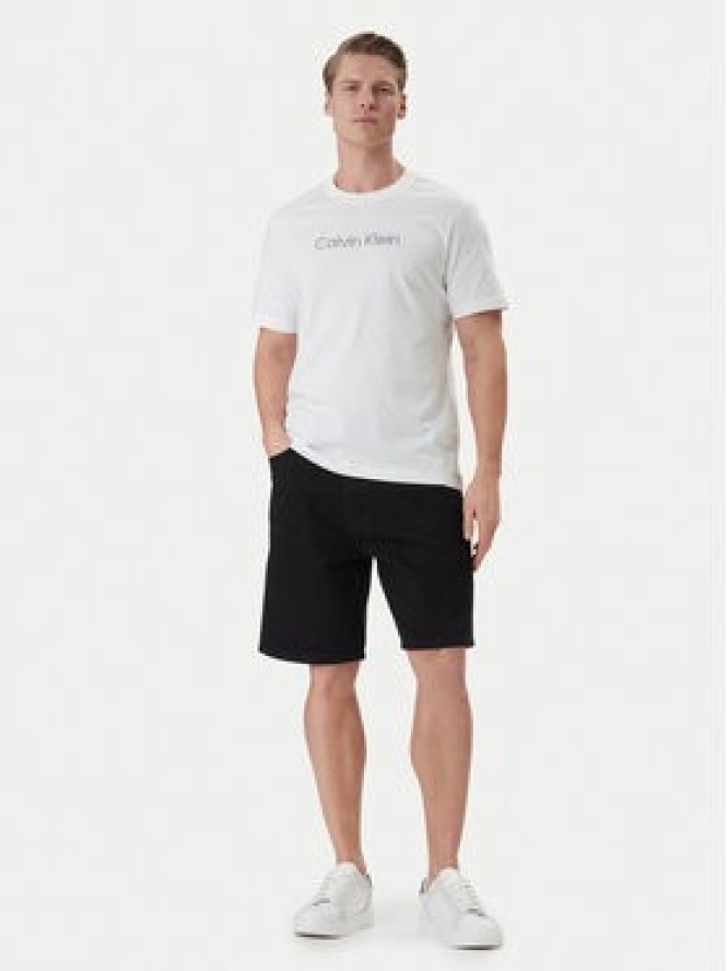 Calvin Klein T-Shirt LV04LF813G Biały Regular Fit