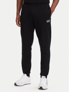 EA7 Emporio Armani Spodnie dresowe 8NPP64 PJVTZ 1200 Czarny Regular Fit