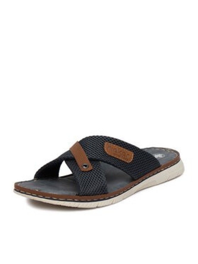 Rieker Klapki CEO-21340-14 Granatowy