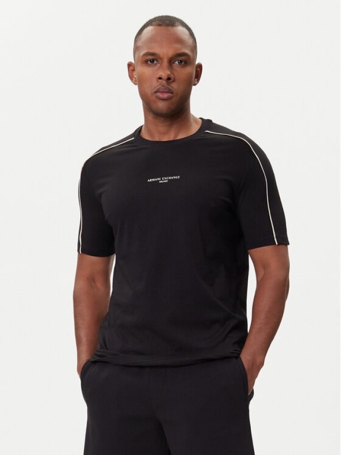 Armani Exchange T-Shirt XM001360 AF10358 UC001 Czarny Regular Fit