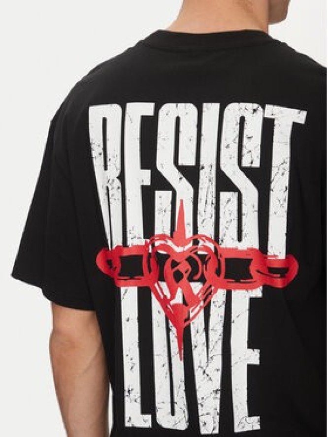 Karl Kani T-Shirt Resist Love 60300349 Czarny Relaxed Fit