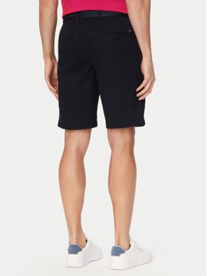Tommy Hilfiger Komplet szorty i pasek Denton MW0MW42349 Granatowy Slim Fit