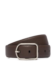Calvin Klein Pasek Męski Round Buckle 35Mm LV04D7024G Brązowy