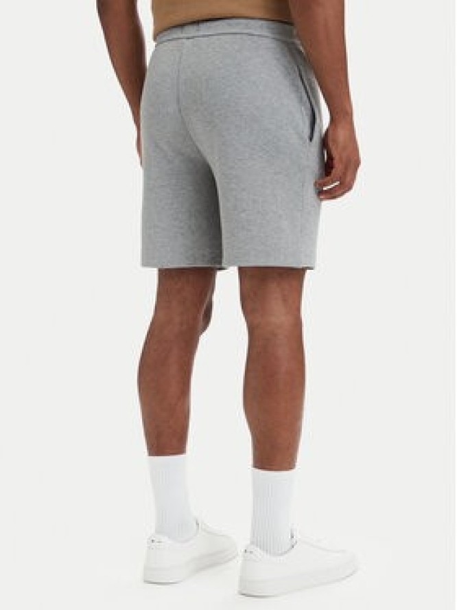 BOSS Szorty sportowe Waffle 50535884 Szary ciemny Regular Fit