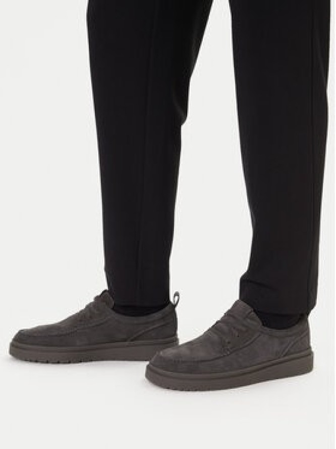 Clarks Półbuty Polden Moc 26183404 Szary