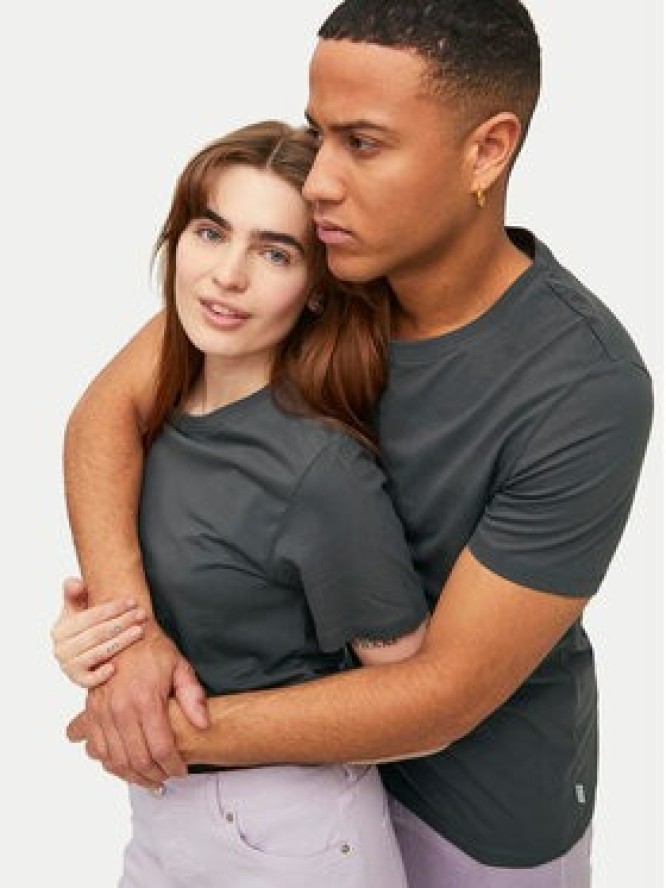 Jack & Jones T-Shirt Organic Basic 12156101 Szary Slim Fit