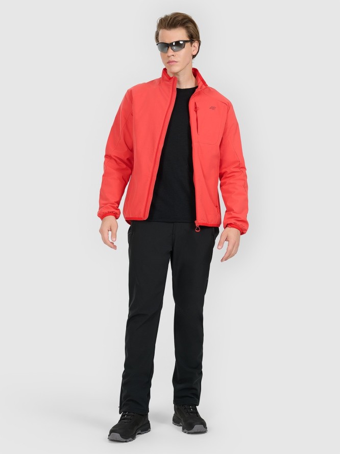 4F Kurtka puchowa trekkingowa z wypełnieniem syntetycznym męska - pomarańczowa XXL