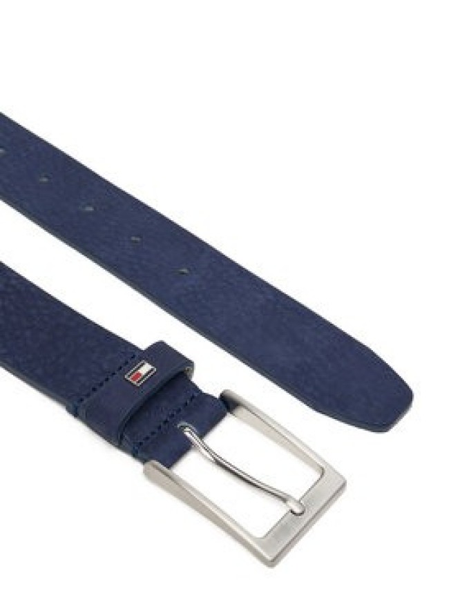 Tommy Hilfiger Pasek Męski Layton 3.5 Nubuck AM0AM13754 Granatowy