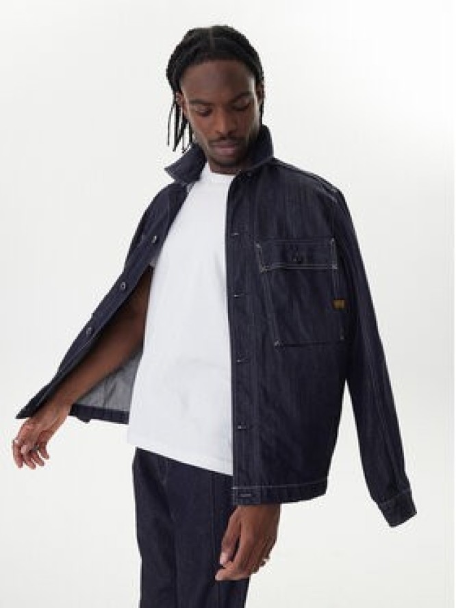 G-Star Raw Koszula jeansowa Mosa D26462-D577 Granatowy Relaxed Fit