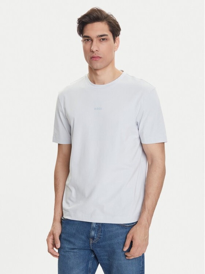 BOSS T-Shirt Tchup 50473278 Szary Relaxed Fit
