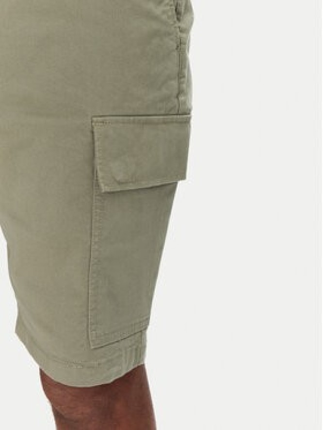 Tommy Jeans Szorty materiałowe Scanton DM0DM21949 Zielony Regular Fit