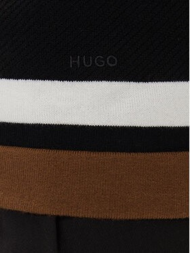 HUGO Kardigan Splon 50543770 Czarny Relaxed Fit